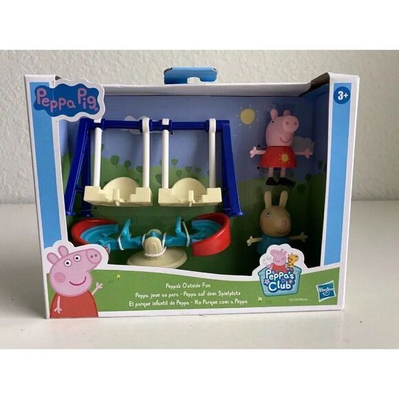 Peppa Pig Peppa's Adventures Peppa's Outside Fun Playset NEW - Picture 1 of 9